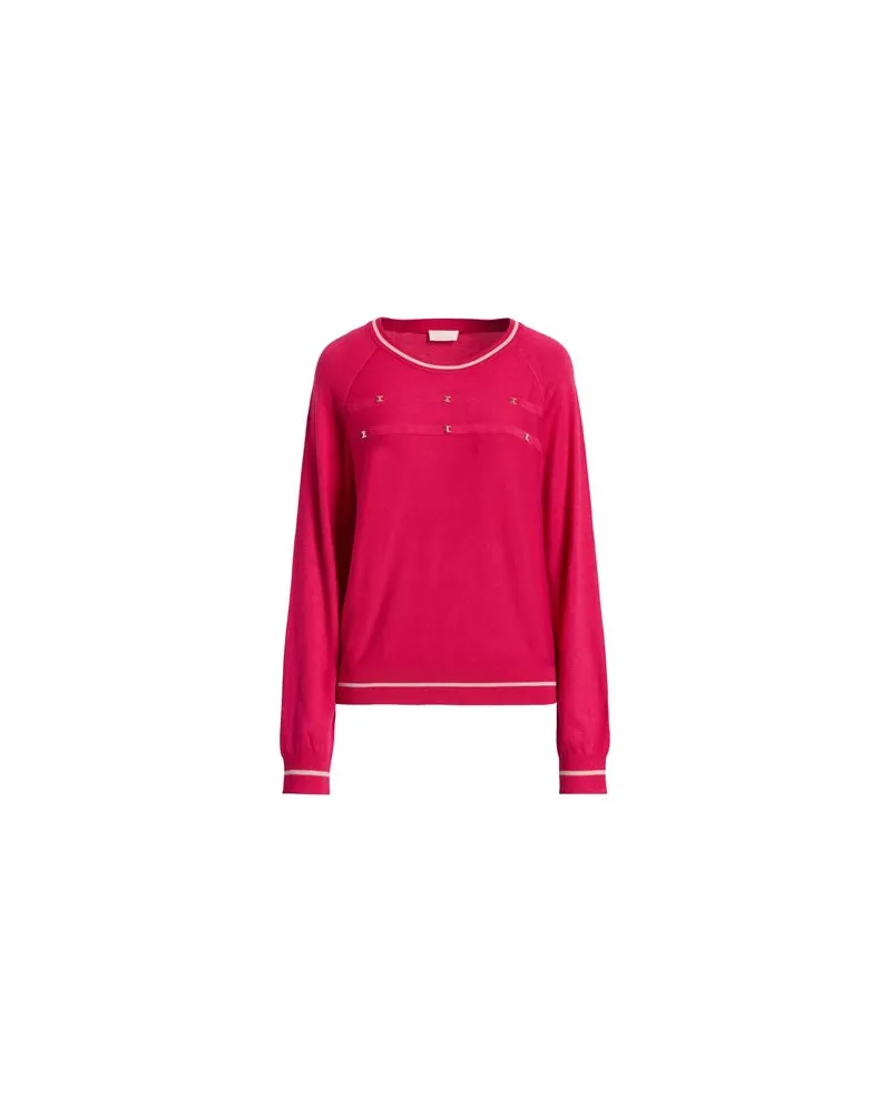Liu Jo BETTER - STRICKWAREN - Pulloverauf YOOX.COM Fuchsia