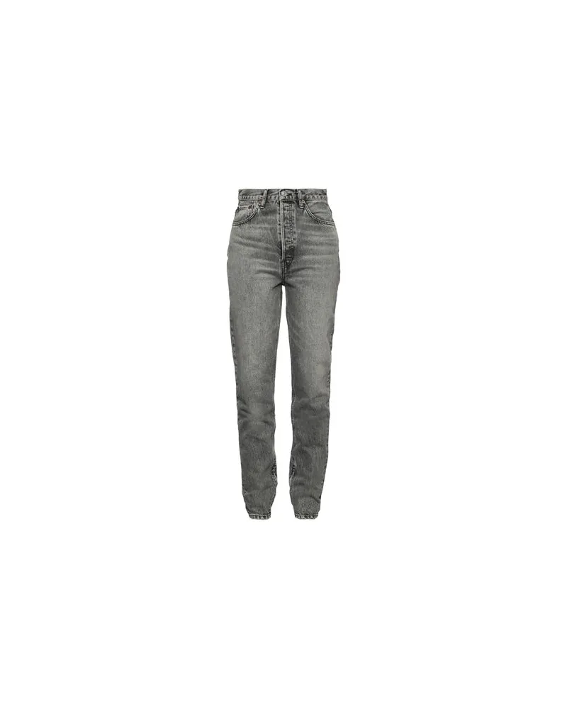 RE/DONE HOSEN & RÖCKE - Jeanshosenauf YOOX.COM Schwarz
