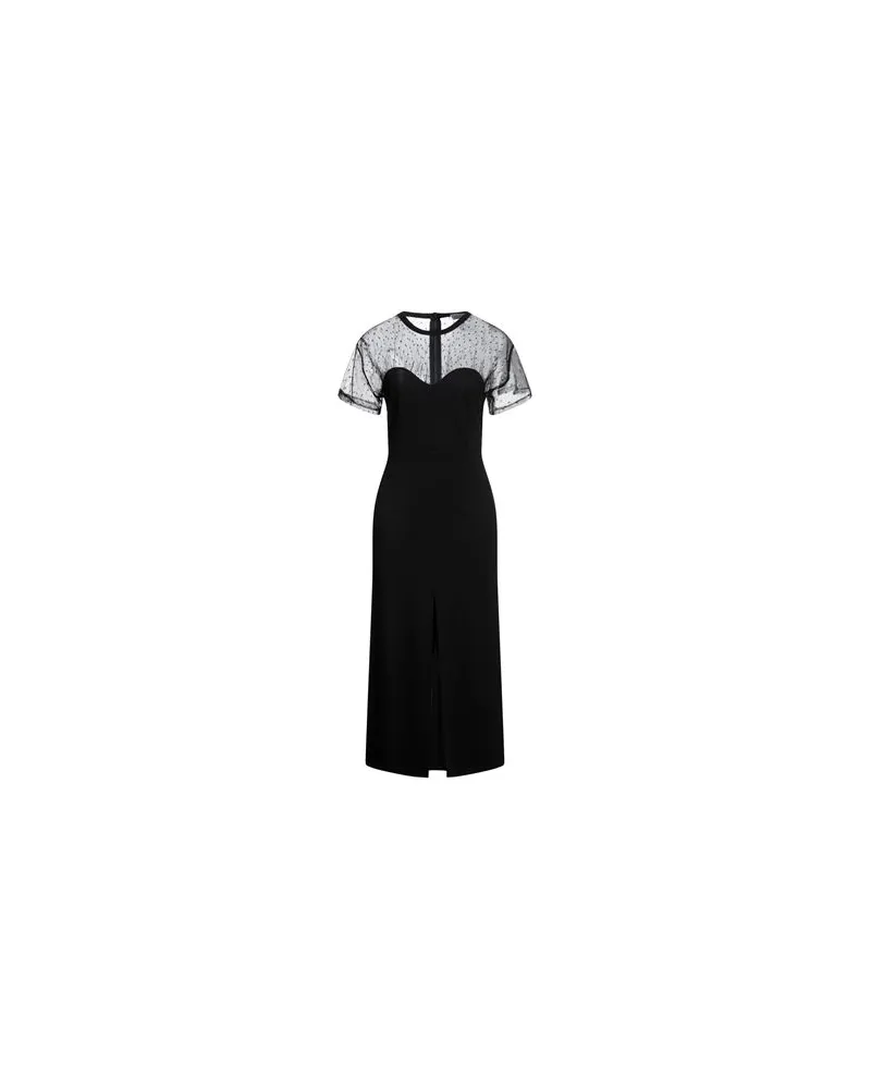 RED Valentino KLEIDER - Midi-Kleiderauf YOOX.COM Schwarz