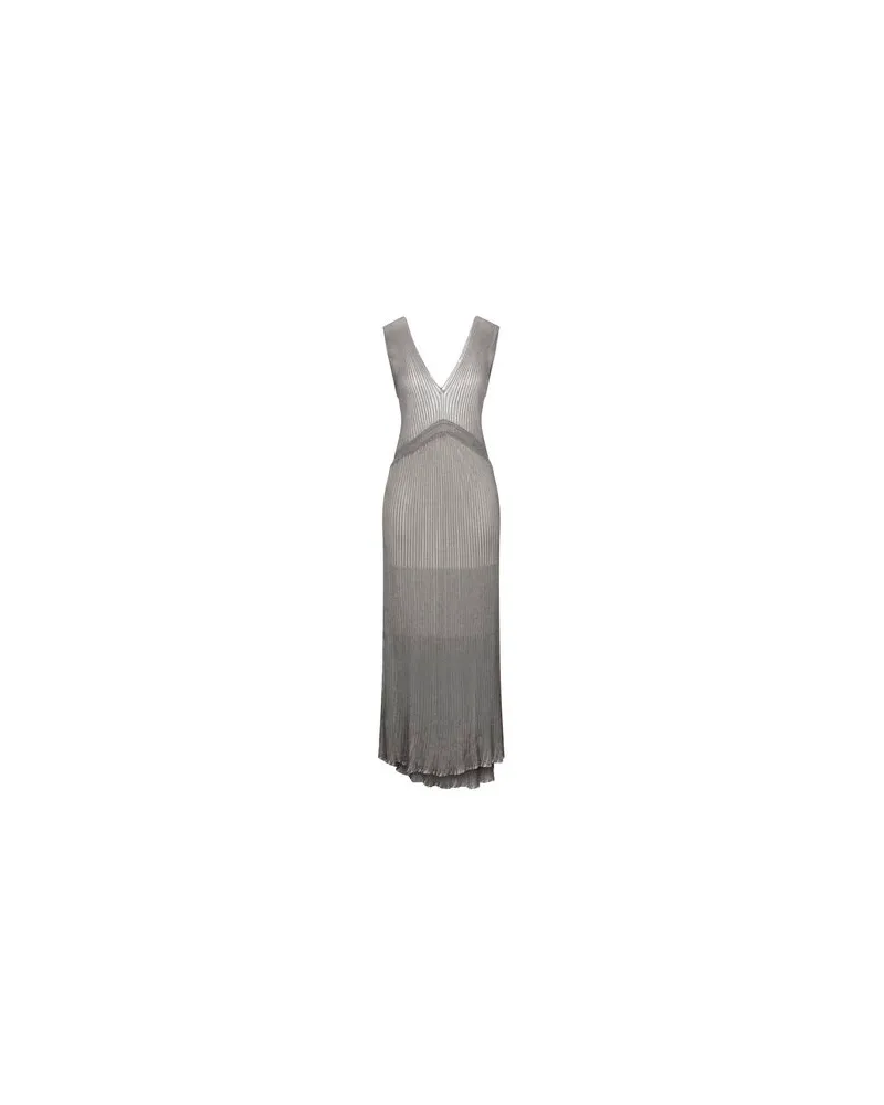 Twin-Set KLEIDER - Maxi-Kleiderauf YOOX.COM Grau