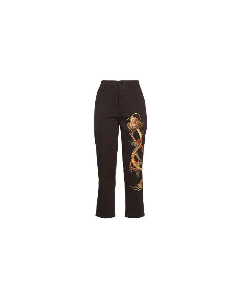 FABERGE&ROCHES HOSEN & RÖCKE - Hosenauf YOOX.COM Dunkelbraun