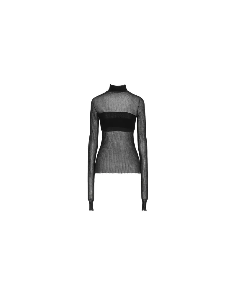 QUIRA STRICKWAREN - Rollkragenpulloverauf YOOX.COM Schwarz