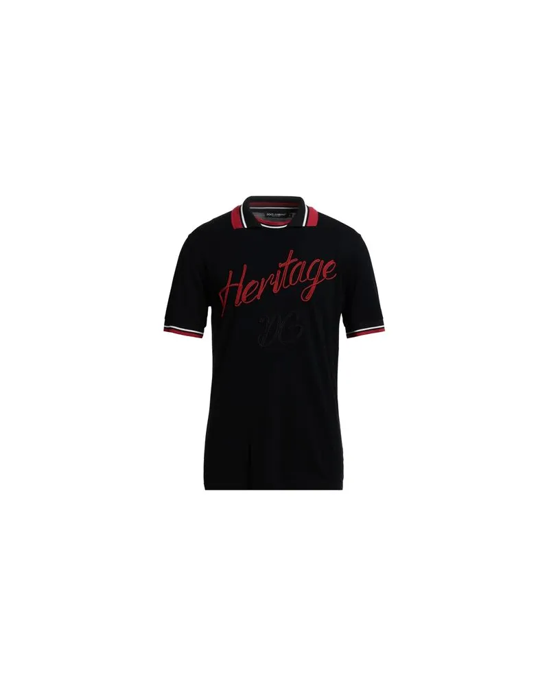 Dolce & Gabbana TOPS - Poloshirtsauf YOOX.COM Schwarz