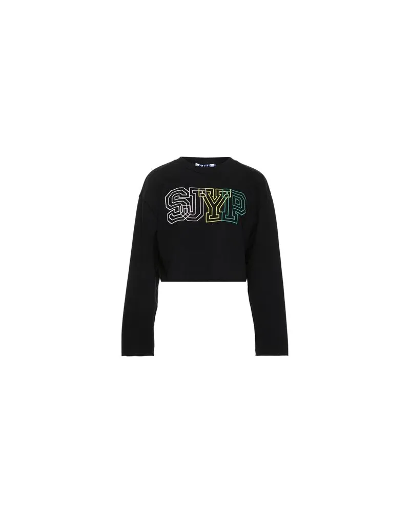 SJYP TOPS - Sweatshirtsauf YOOX.COM Schwarz