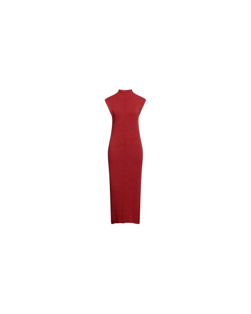 ANONYME designers KLEIDER - Maxi-Kleiderauf YOOX.COM Ziegelrot