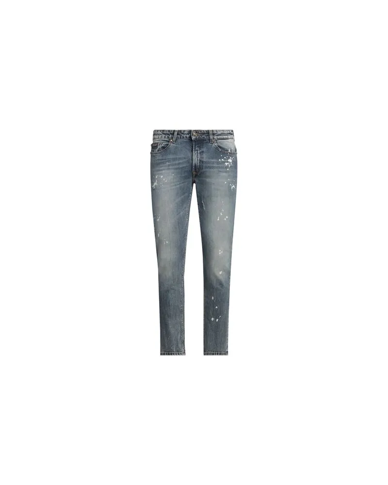Versace Jeans HOSEN & RÖCKE - Jeanshosenauf YOOX.COM Blau
