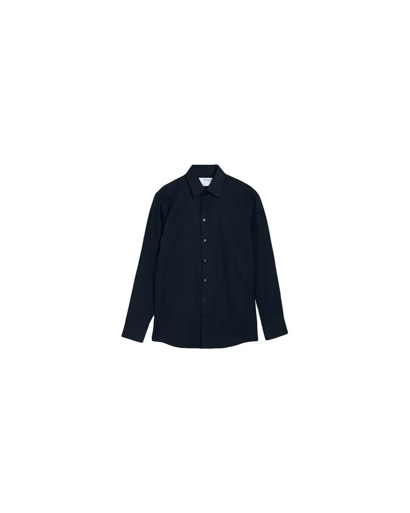 Selected Homme TOPS - Hemdenauf YOOX.COM Nachtblau