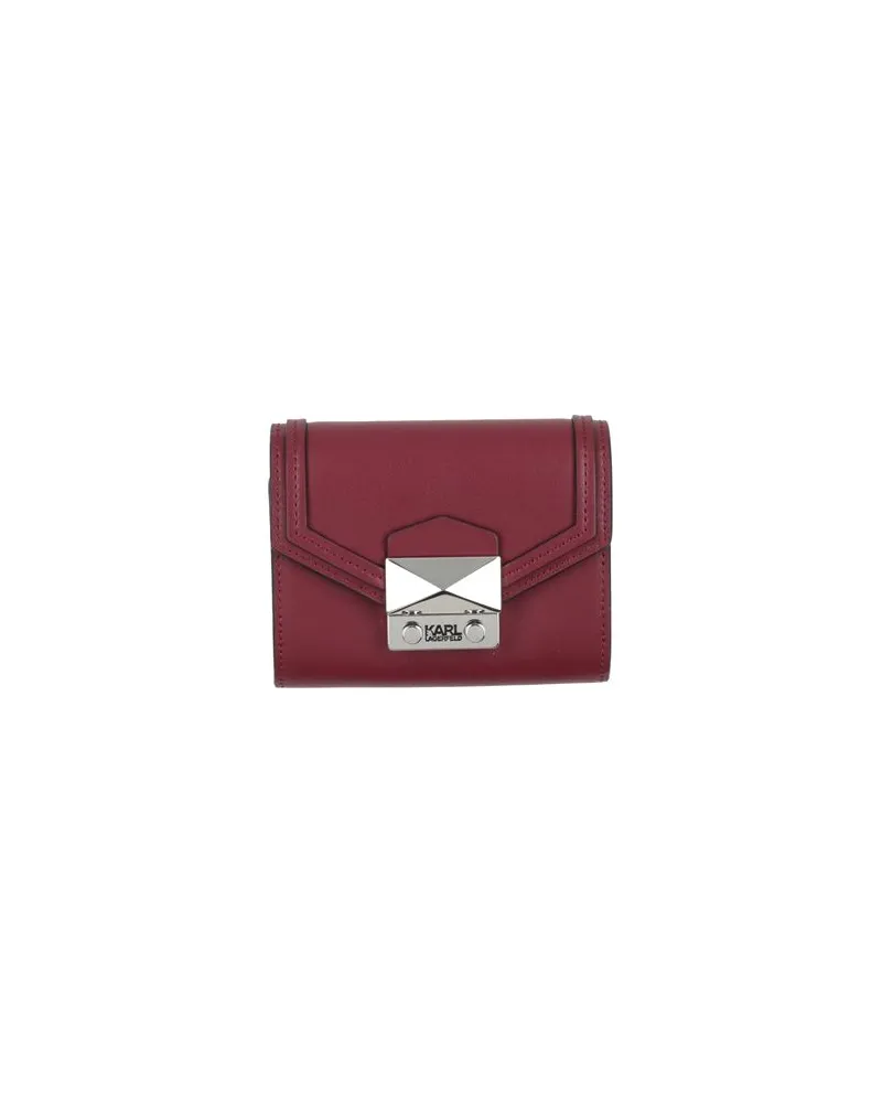 Karl Lagerfeld Kleinlederwaren - Brieftaschenauf YOOX.COM Bordeaux
