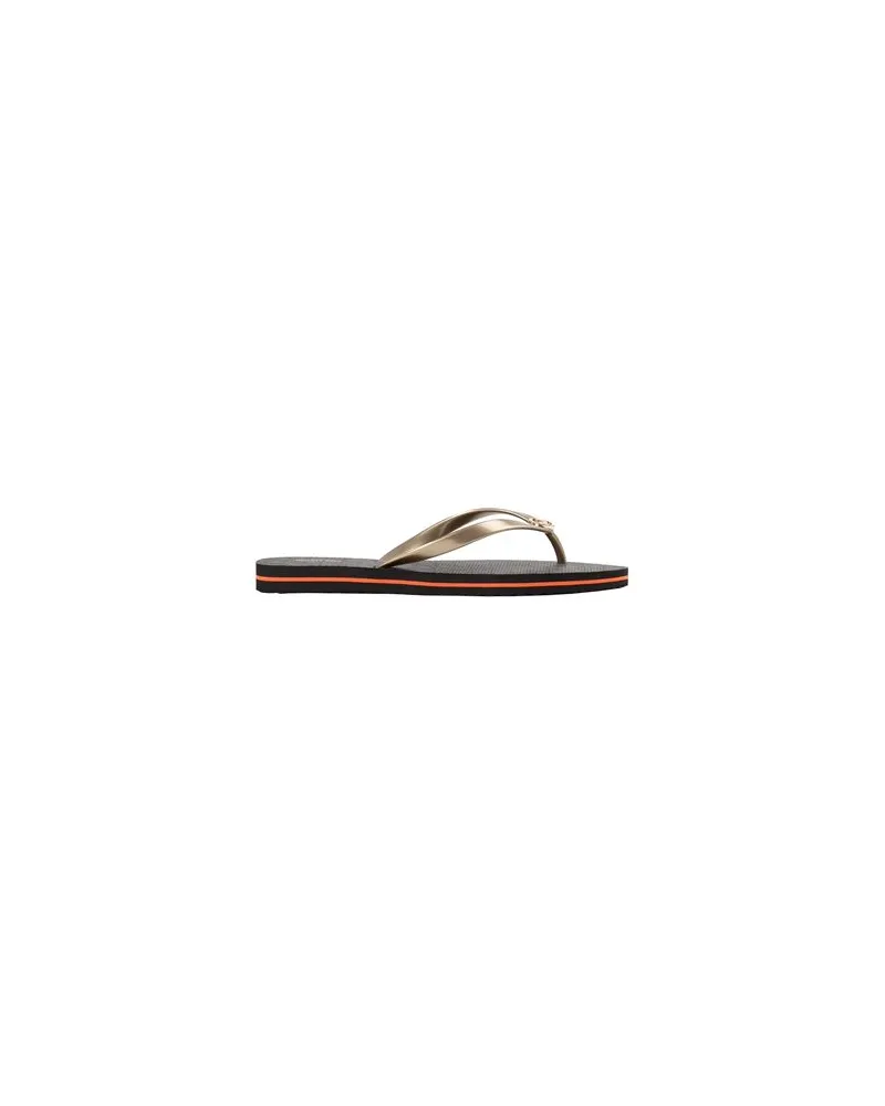 Michael Kors MK FLIP FLOP STRIPE EVA  - SCHUHE - Zehentrennerauf YOOX.COM Schokobraun