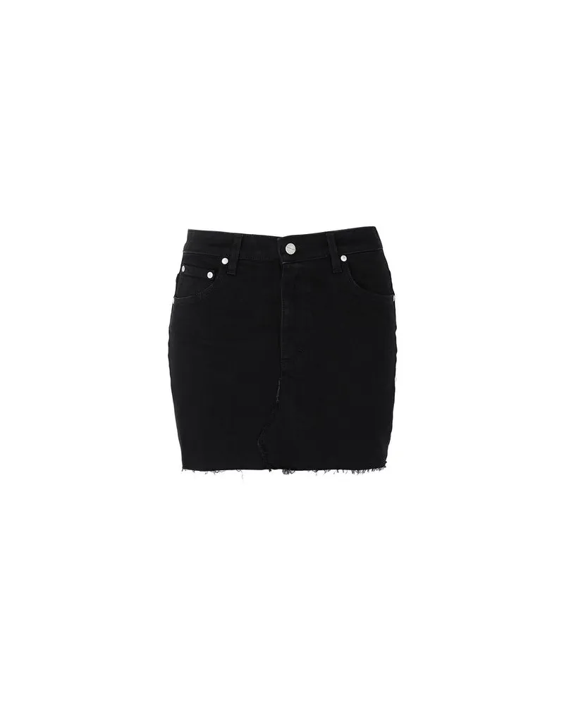 REPRESENT DENIM SKIRT   - HOSEN & RÖCKE - Jeansröckeauf YOOX.COM Schwarz