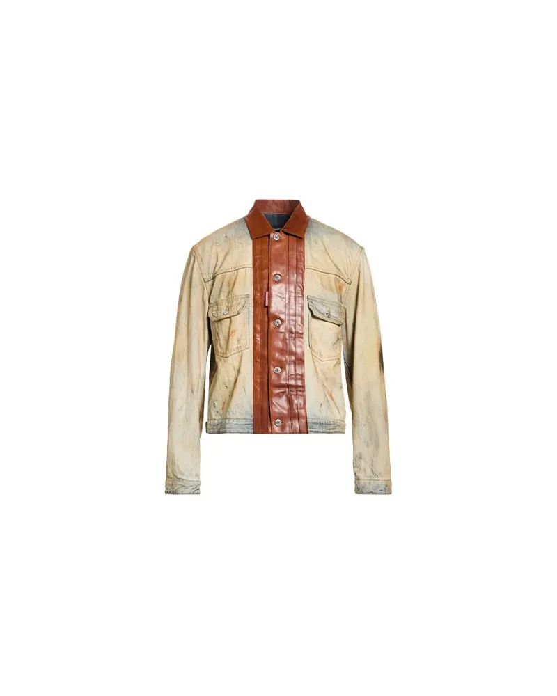 Dsquared2 JACKEN & MÄNTEL - Jeansjacken/Mäntelauf YOOX.COM Braun