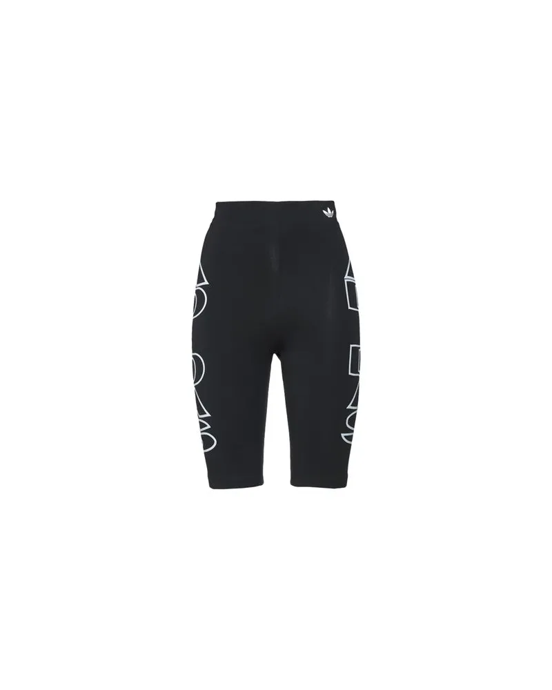 adidas SHORT TIGHTS   - HOSEN & RÖCKE - Shorts & Bermudashortsauf YOOX.COM Schwarz