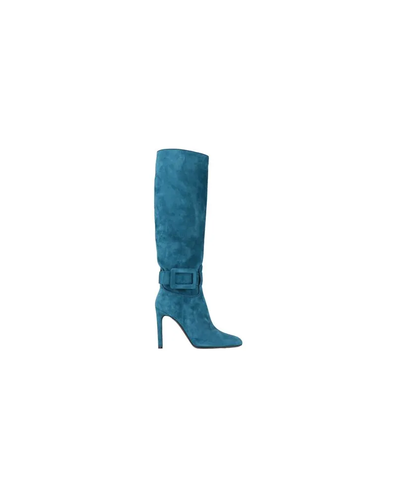 Roger Vivier SCHUHE - Stiefelauf YOOX.COM Blau