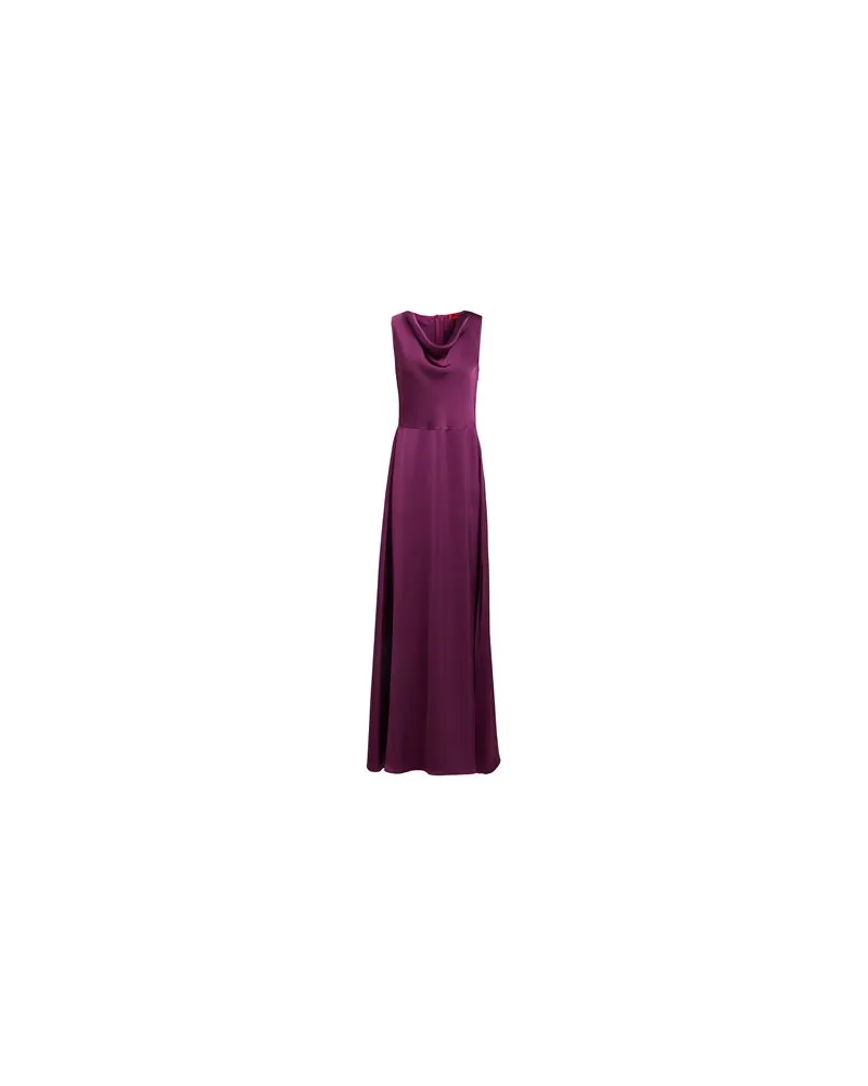MAX&Co. YORK - KLEIDER - Maxi-Kleiderauf YOOX.COM Pflaume