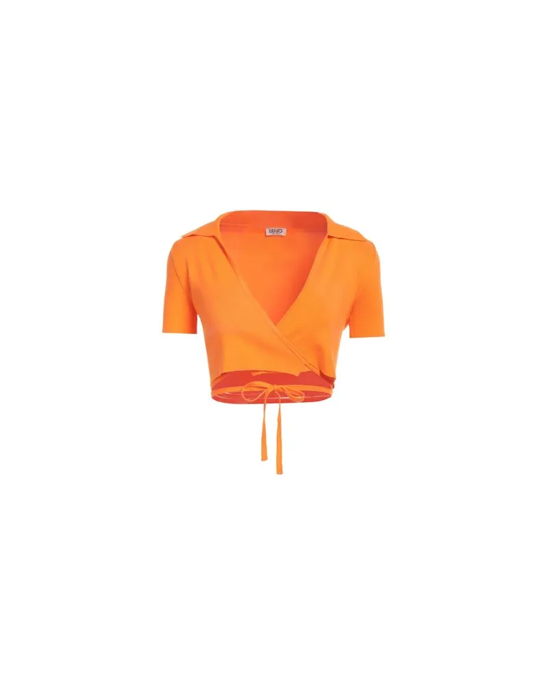 Liu Jo STRICKWAREN - Wickelpulloverauf YOOX.COM Orange