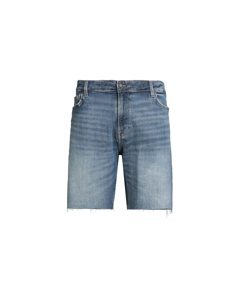 Guess HOSEN & RÖCKE - Jeansshortsauf YOOX.COM Blau