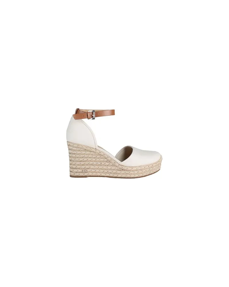 Michael Kors KENDRICK WEDGE  - SCHUHE - Espadrillesauf YOOX.COM Cremeweiß