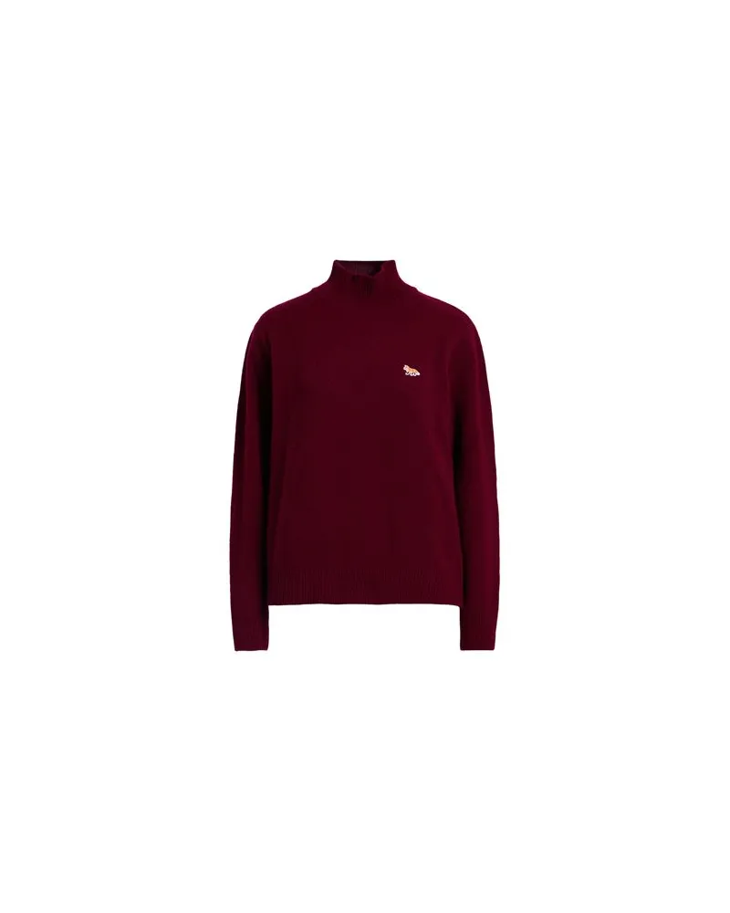 Kitsuné STRICKWAREN - Rollkragenpulloverauf YOOX.COM Bordeaux