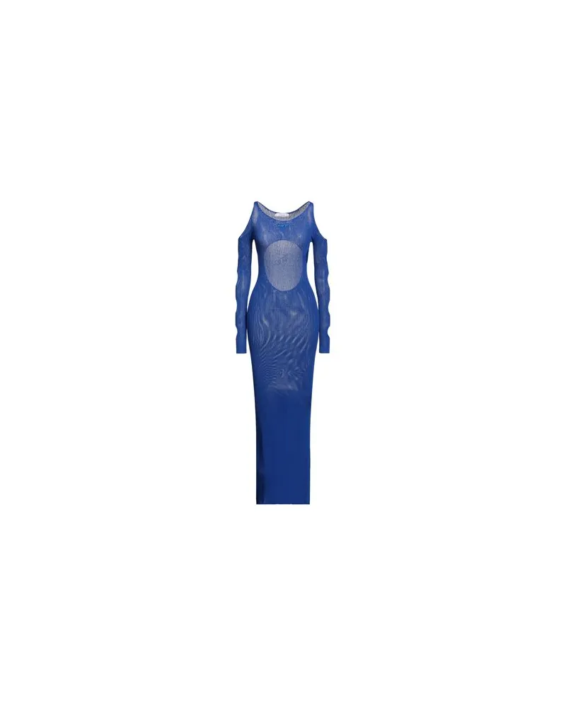 OFF-WHITE KLEIDER - Maxi-Kleiderauf YOOX.COM Königsblau