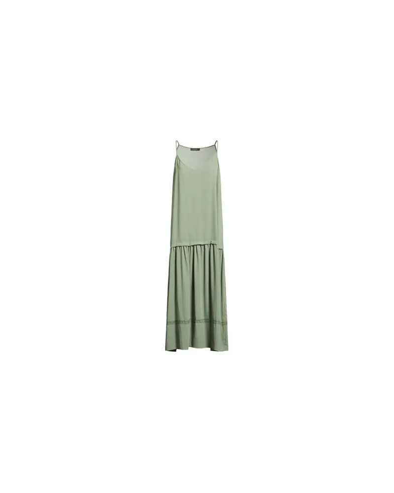 Elena Mirò KLEIDER - Maxi-Kleiderauf YOOX.COM Salbeigrün