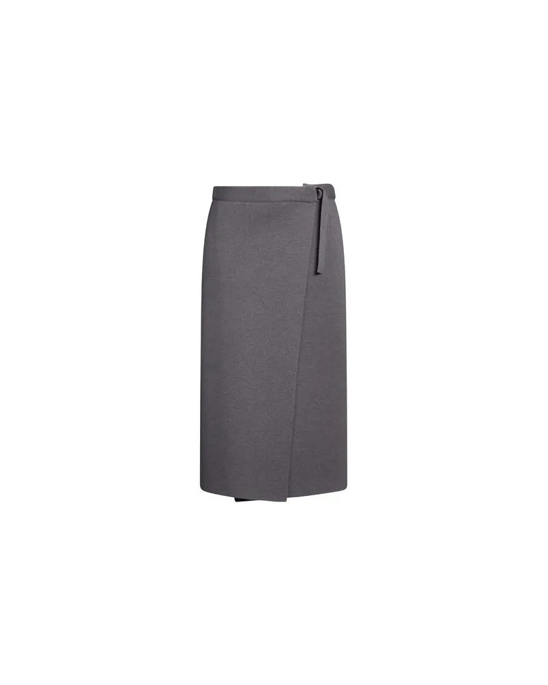 PANICALE Cashmere HOSEN & RÖCKE - Midi-Röckeauf YOOX.COM Grau
