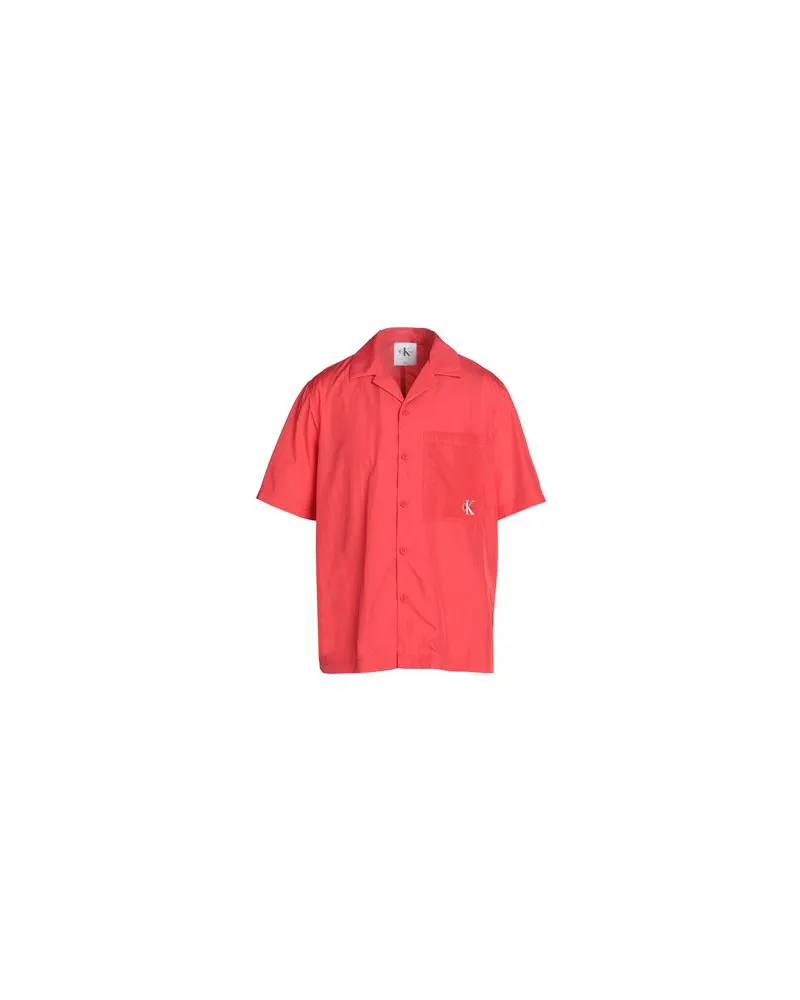 Calvin Klein TOPS - Hemdenauf YOOX.COM Tomatenrot