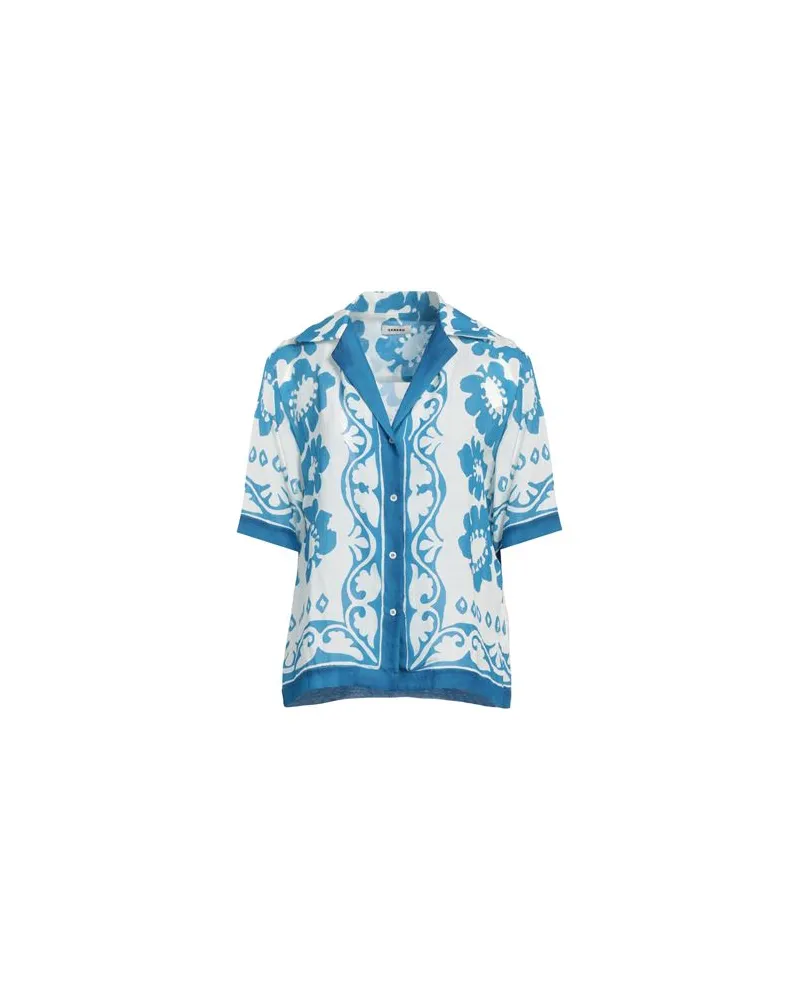 Sandro TOPS - Hemdenauf YOOX.COM Azurblau