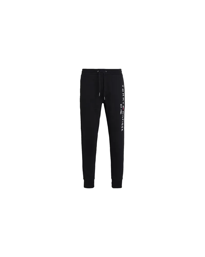 Tommy Hilfiger TOMMY LOGO SWEATPANTS  - HOSEN & RÖCKE - Hosenauf YOOX.COM Schwarz