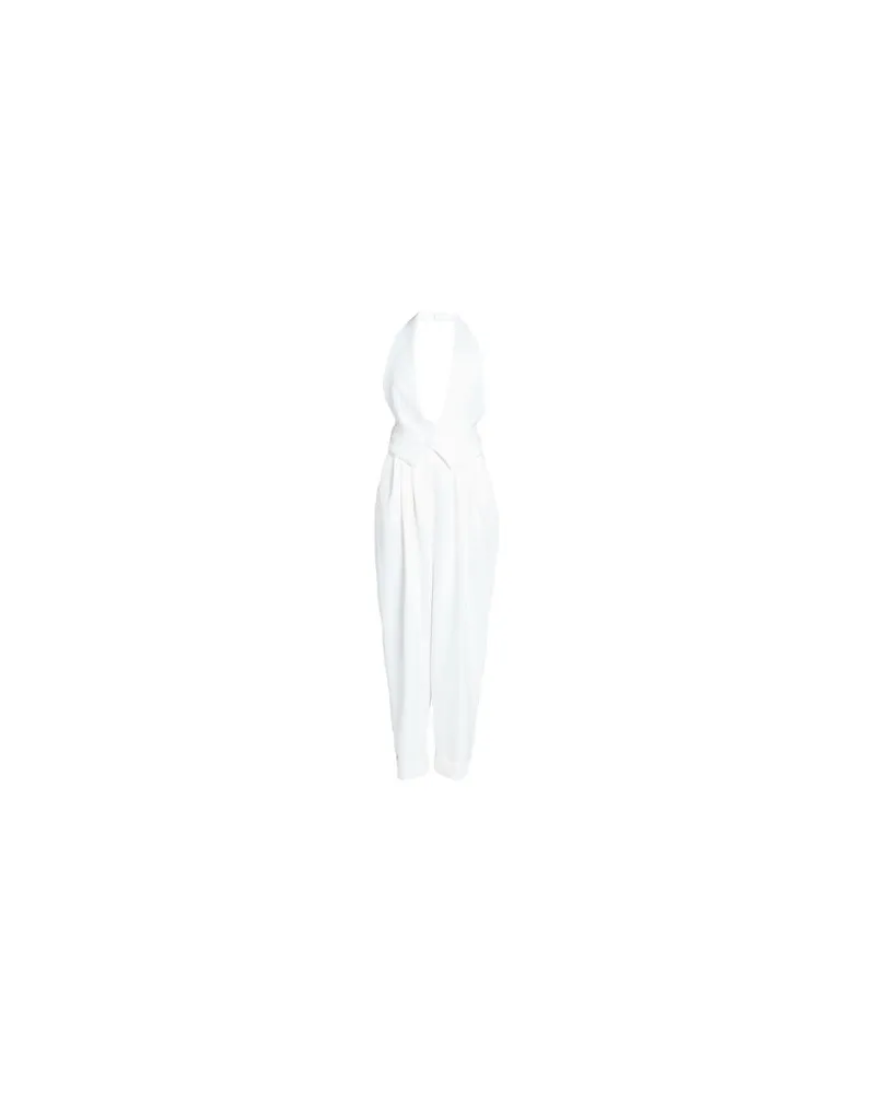 Alexandre Vauthier OVERALLS - Jumpsuitsauf YOOX.COM Elfenbein