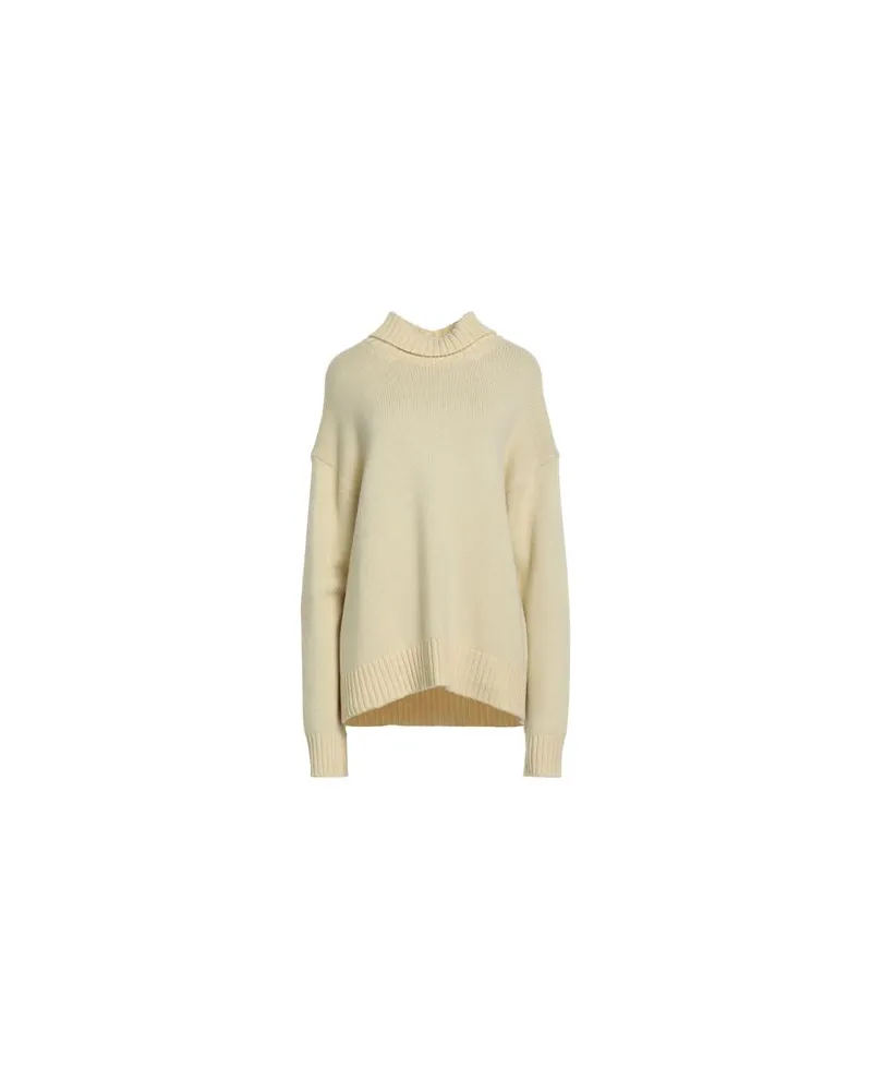 Jil Sander STRICKWAREN - Rollkragenpulloverauf YOOX.COM Pastellgelb