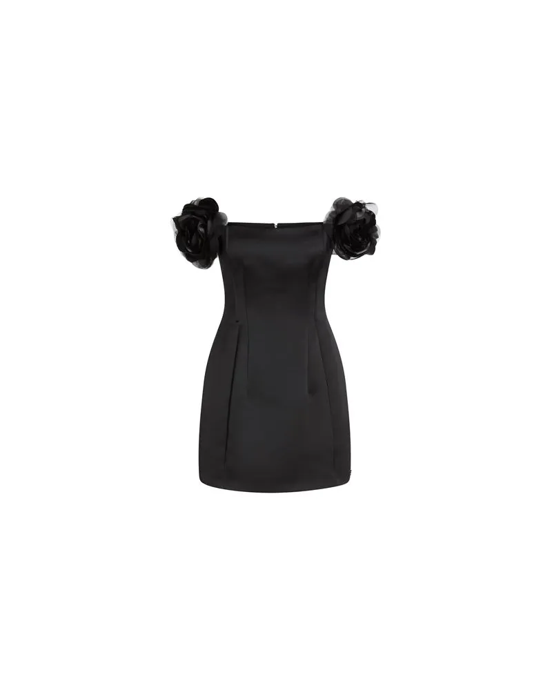 Elisabetta Franchi KLEIDER - Mini-Kleiderauf YOOX.COM Schwarz
