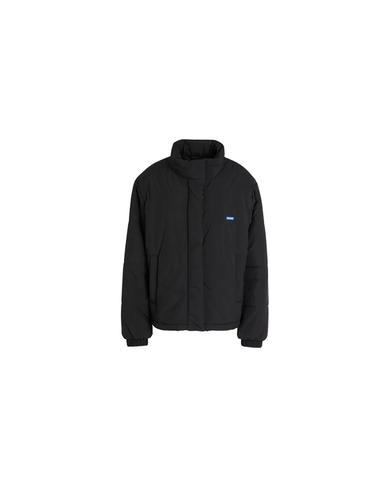 HUGO BOSS JACKEN & MÄNTEL - Pufferjacken & Daunenjackenauf YOOX.COM Schwarz