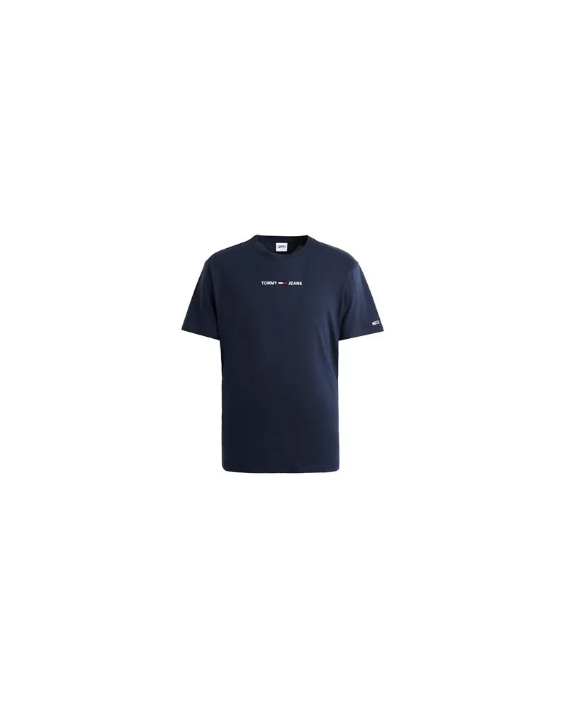 Tommy Hilfiger TJM SMALL TEXT T-SHIRT  - TOPS - T-shirtsauf YOOX.COM Nachtblau