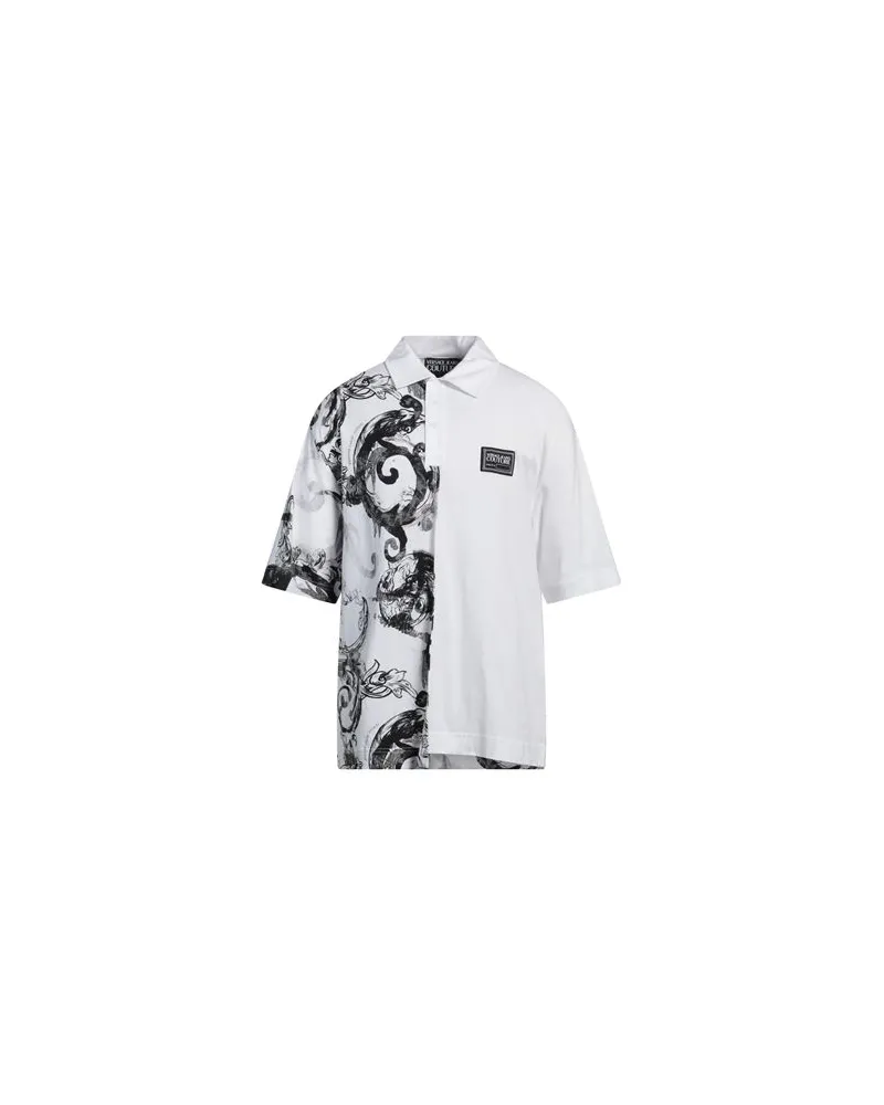 Versace Jeans TOPS - Poloshirtsauf YOOX.COM Weiß