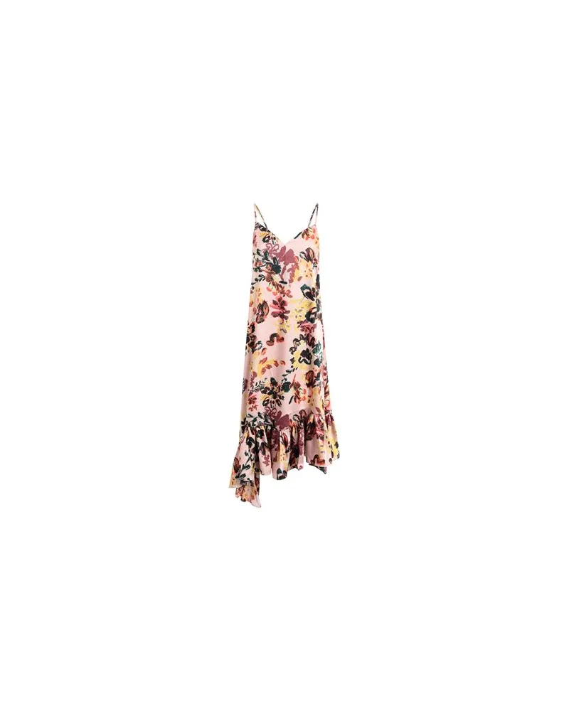 Topshop KLEIDER - Midi-Kleiderauf YOOX.COM Hellbraun