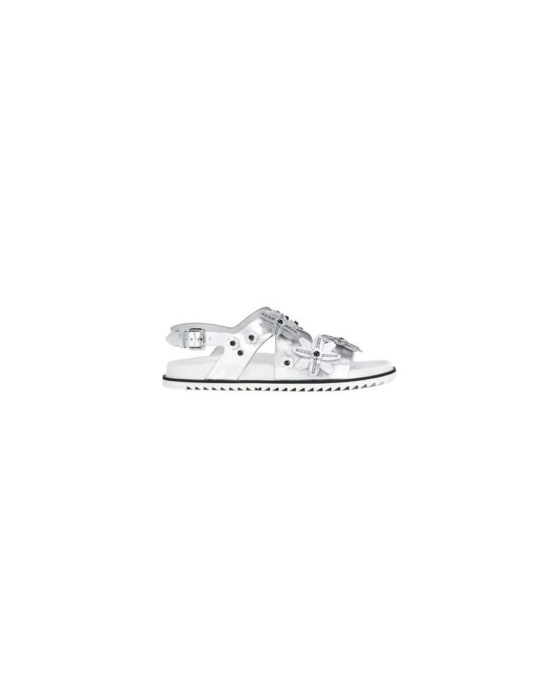 TOD'S SCHUHE - Sandalenauf YOOX.COM Silber