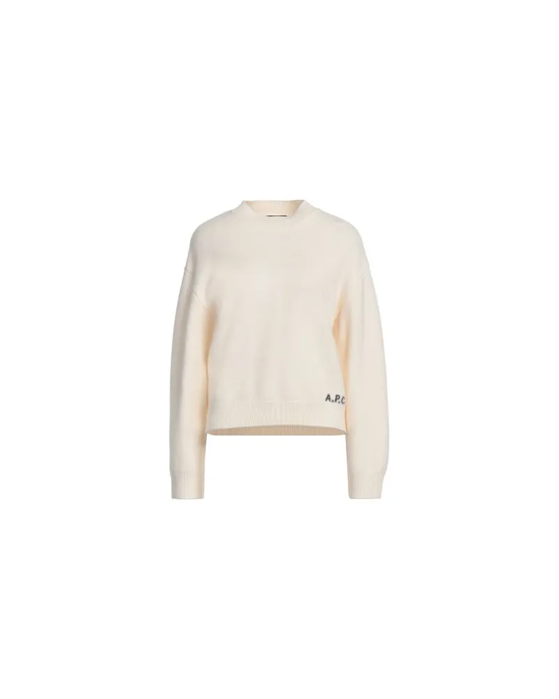 A.P.C. STRICKWAREN - Pulloverauf YOOX.COM Elfenbein