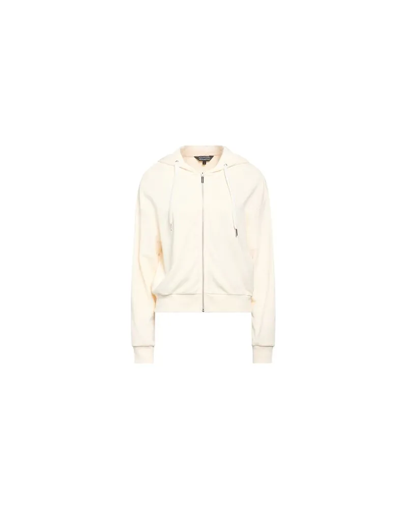 Armani Exchange TOPS - Sweatshirtsauf YOOX.COM Cremeweiß