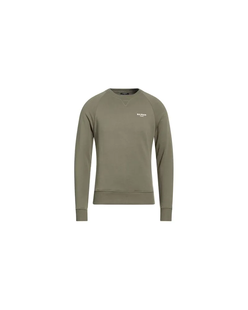 Balmain TOPS - Sweatshirtsauf YOOX.COM Militärgrün