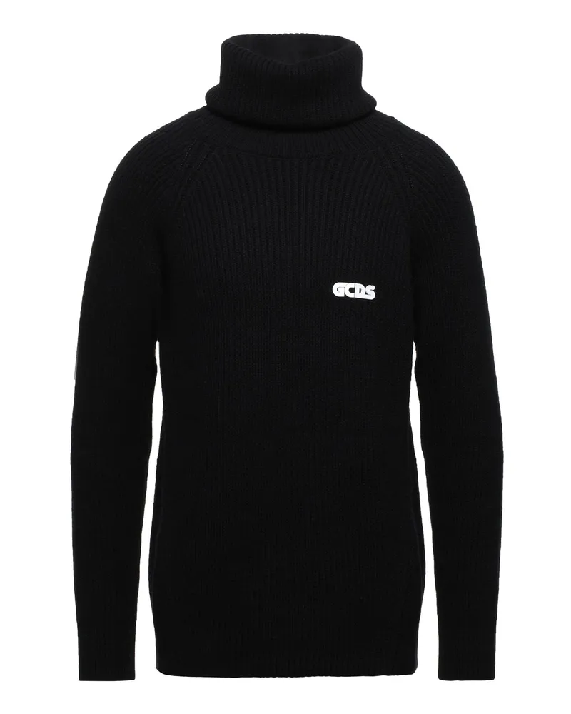 GCDS Rollkragenpullover Schwarz