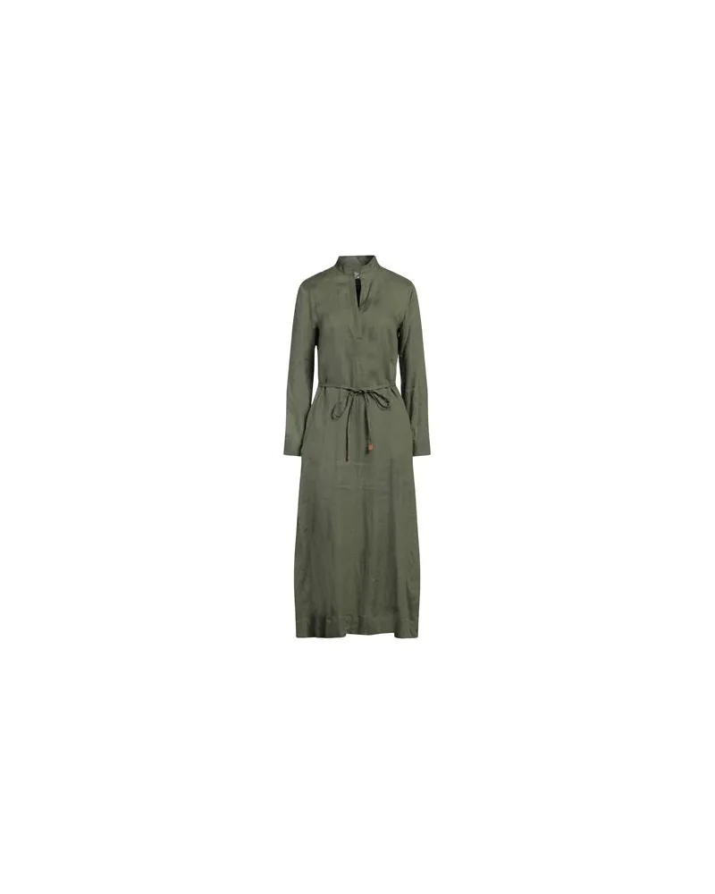 MARELLA KLEIDER - Maxi-Kleiderauf YOOX.COM Militärgrün