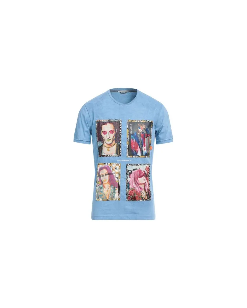 Daniele Alessandrini TOPS - T-shirtsauf YOOX.COM Hellblau