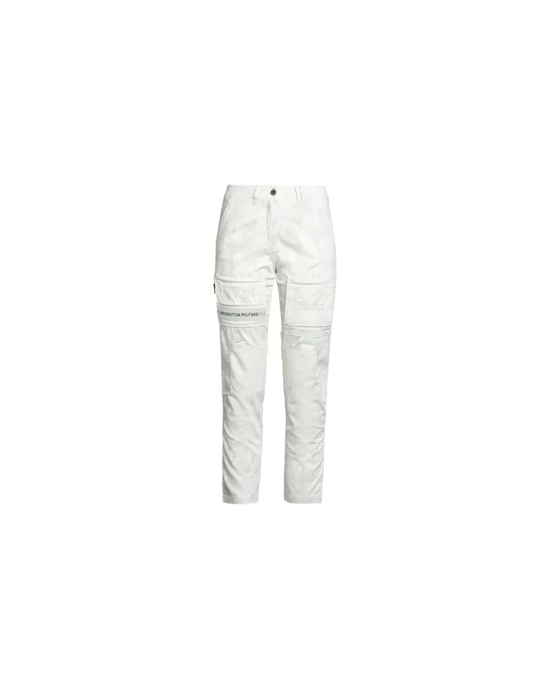 Aeronautica Militare HOSEN & RÖCKE - Hosenauf YOOX.COM Hellgrau