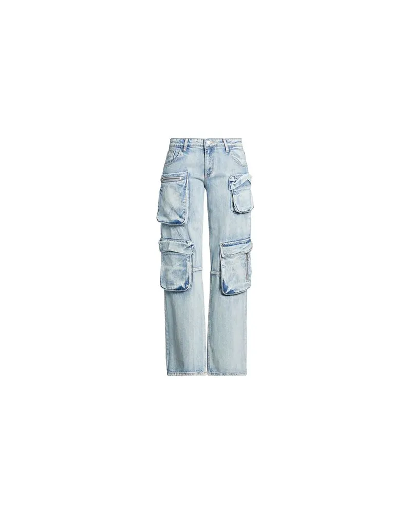 OPEN YY HOSEN & RÖCKE - Jeanshosenauf YOOX.COM Blau