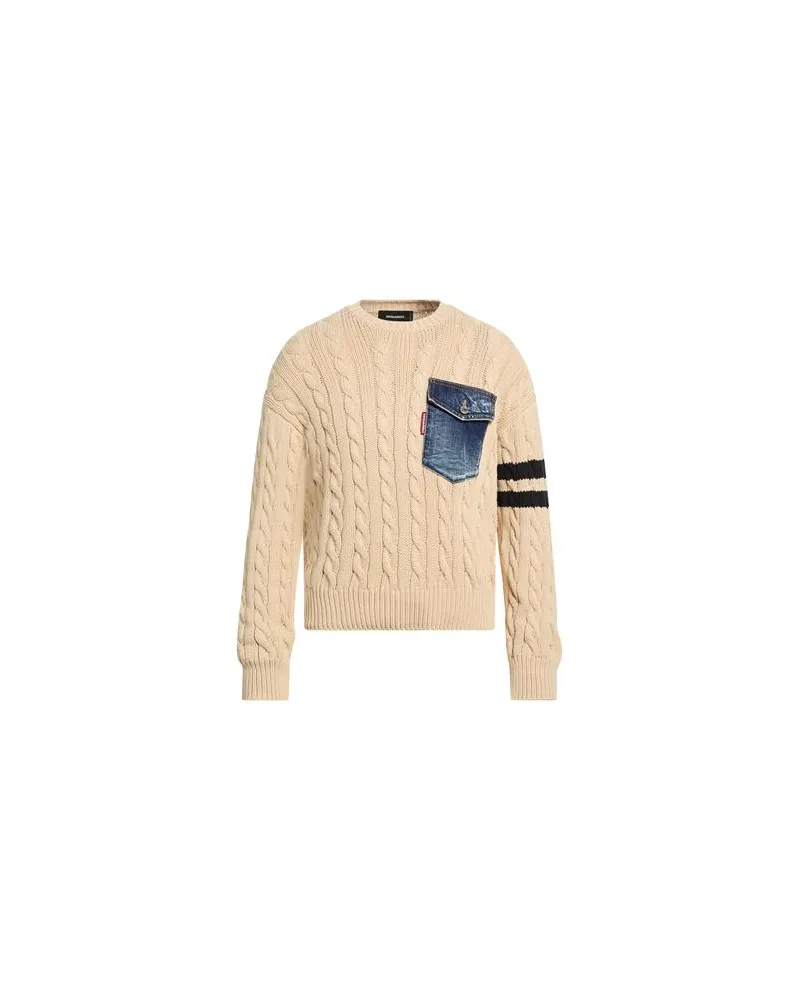 Dsquared2 STRICKWAREN - Pulloverauf YOOX.COM Beige