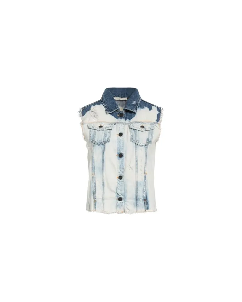 Amen JACKEN & MÄNTEL - Jeansjacken/Mäntelauf YOOX.COM Blau