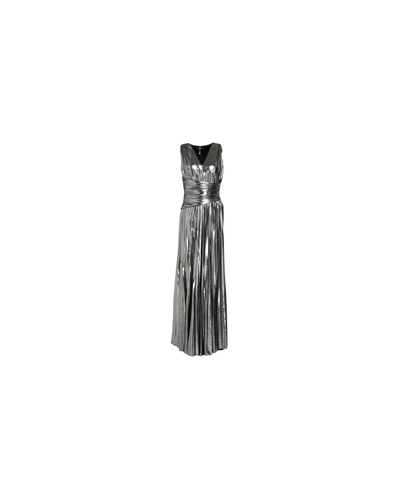 Fracomina GOLD - KLEIDER - Maxi-Kleiderauf YOOX.COM Stahlgrau