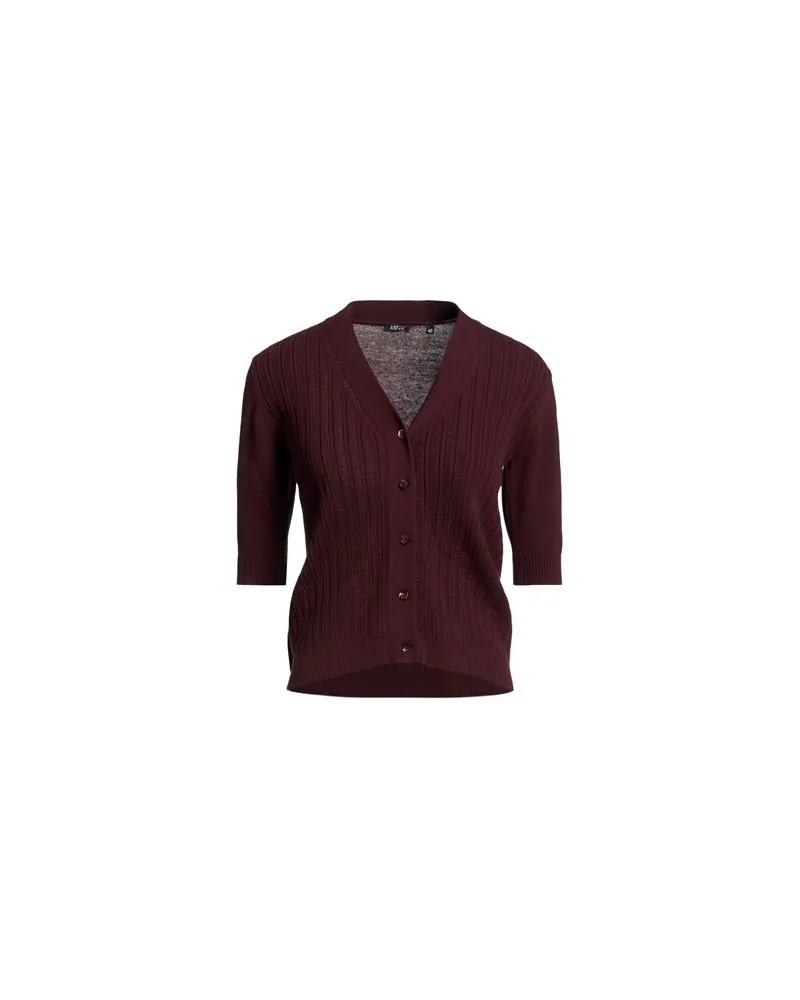 ASPESI STRICKWAREN - Strickjackenauf YOOX.COM Pflaume