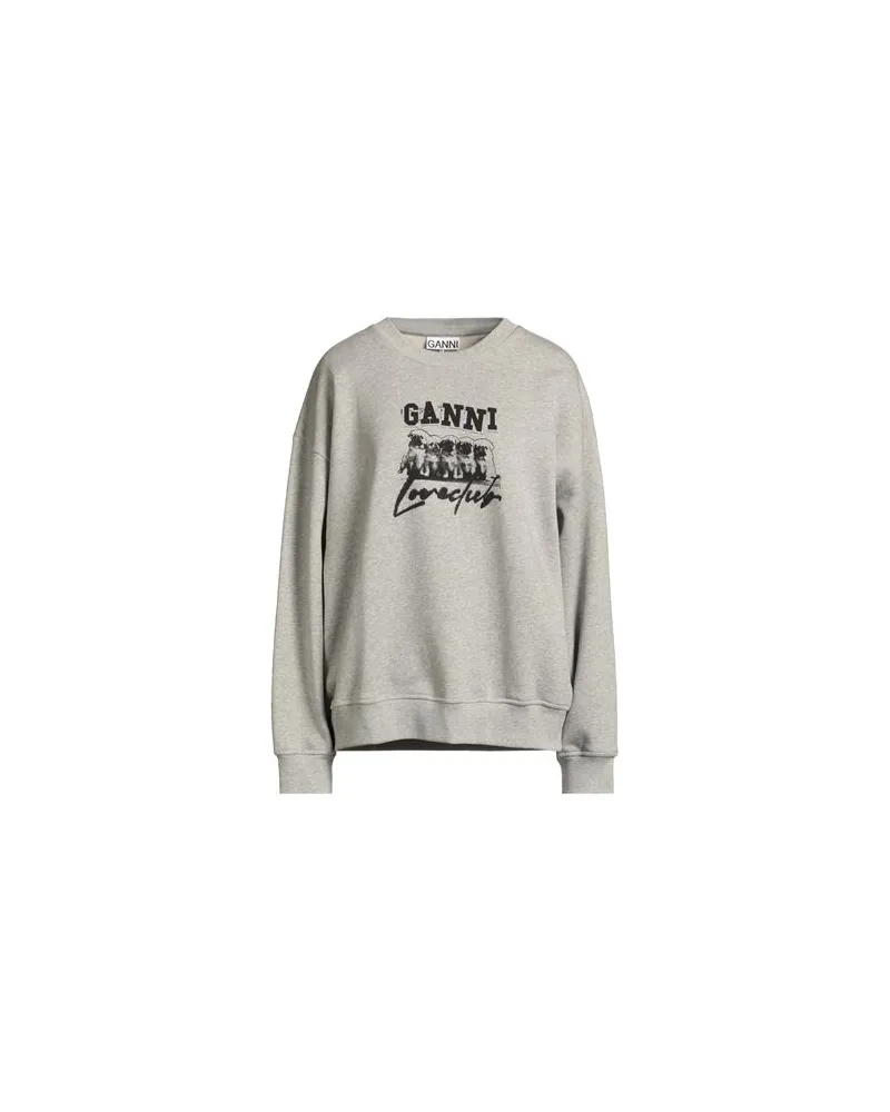 Ganni TOPS - Sweatshirtsauf YOOX.COM Hellgrau