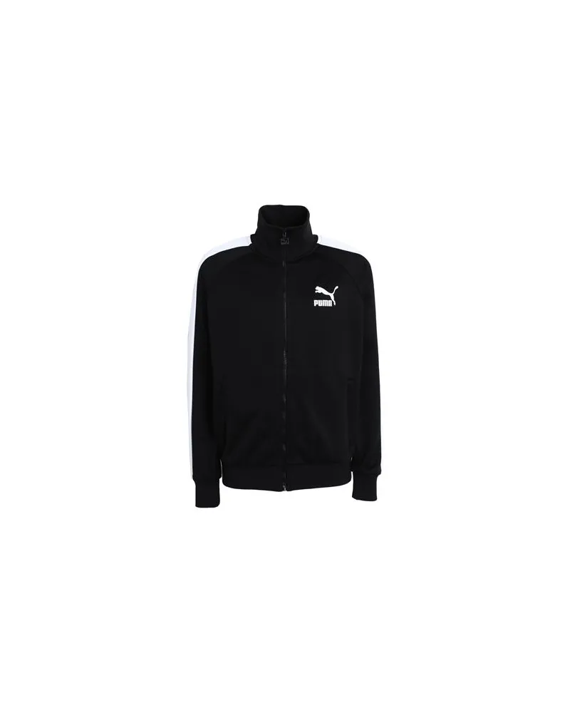 Puma Iconic T7 Track Jacket PT  - Iconic T7 Track Jacket PT - TOPS - Sweatshirtsauf YOOX.COM Schwarz